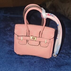 Pink Mini Purse Bag Charm